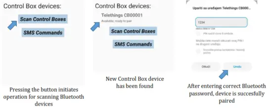 Telethings Control Box Mobile Application - fig