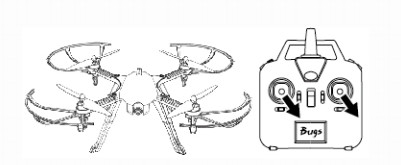 MJX Brushless Drone Bugs battery aircraft