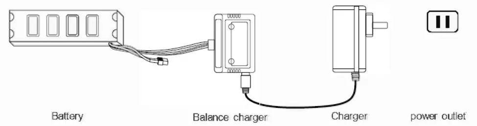 MJX Brushless Drone Bugs battery divice c