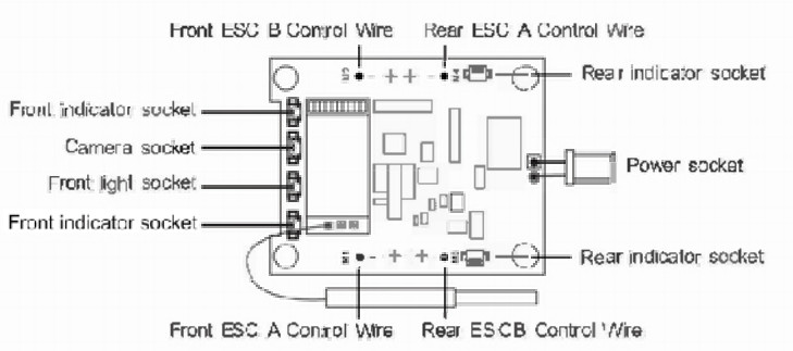 MJX Brushless Drone Bugs battery divice diagrum
