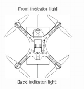 MJX Brushless Drone Bugs battery divice front