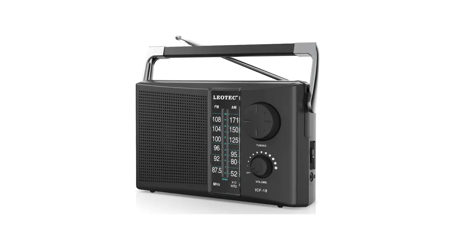 Leotec Portable Am Fm Radio With Best Reception,battery Operated Or Ac Power-complete Features/instruction Guide Leotec Portable Am Fm Radio With Best Reception,battery Operated Or Ac Power-complete Features/instruction Guide