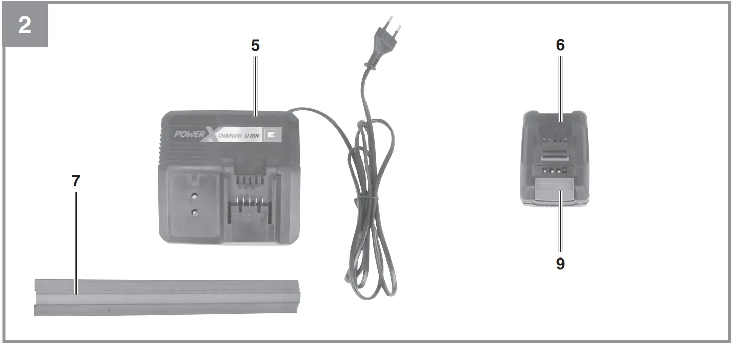 Einhell GC CH 1846 Li Cordless Hedge Trimmer - fig2
