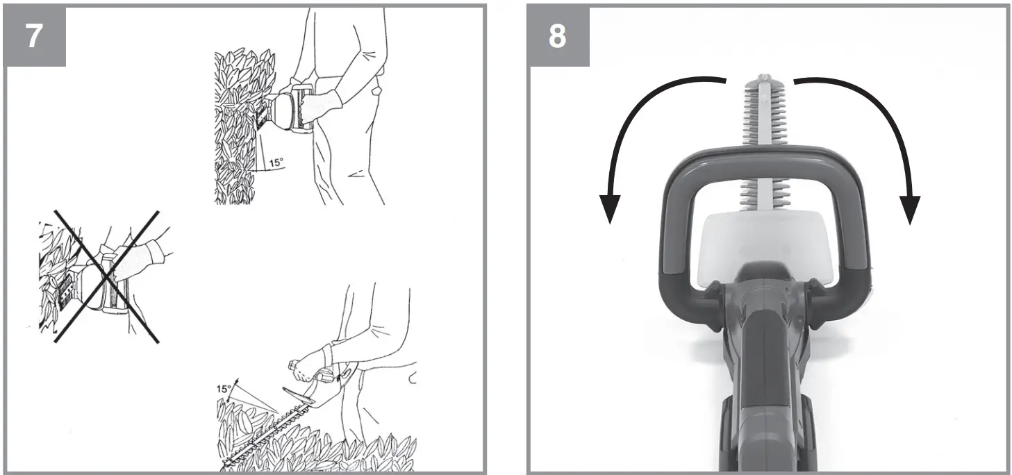 Einhell GC CH 1846 Li Cordless Hedge Trimmer - fig5