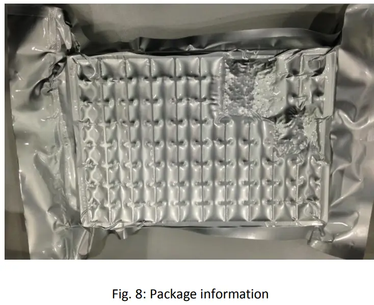 BDE BLEM203D Bluetooth Low Energy Module - Package Information
