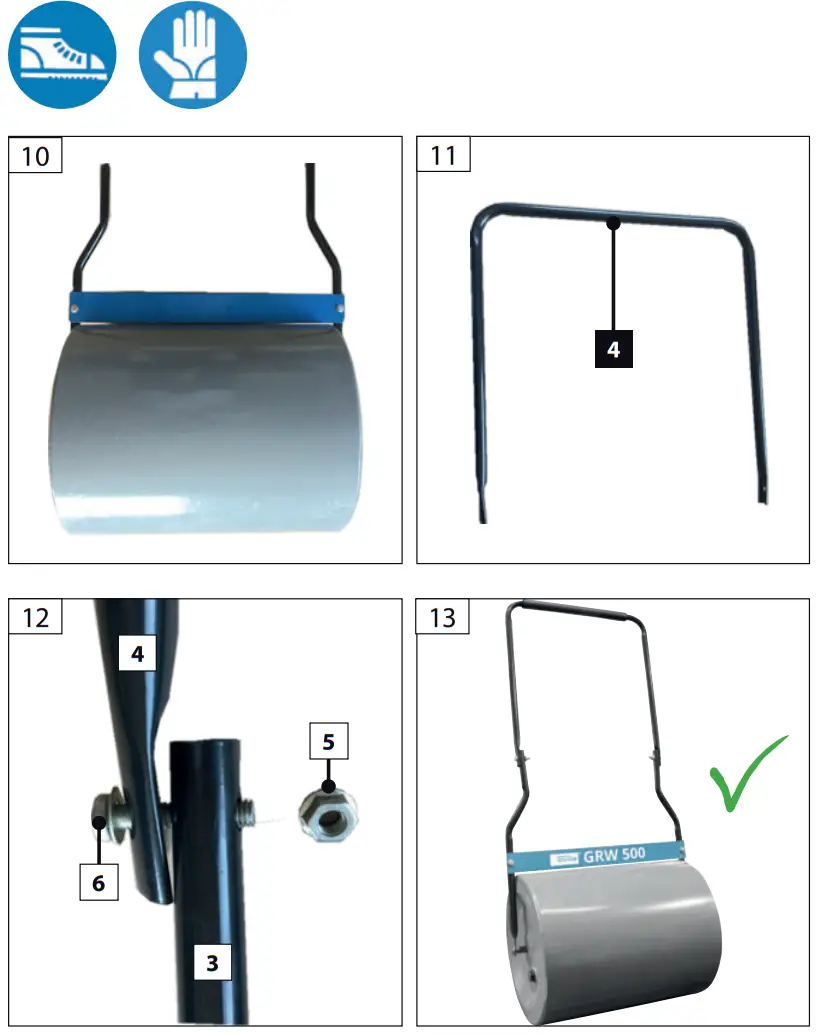Gude GRW 500 Garden Lawn Roller - fig 4