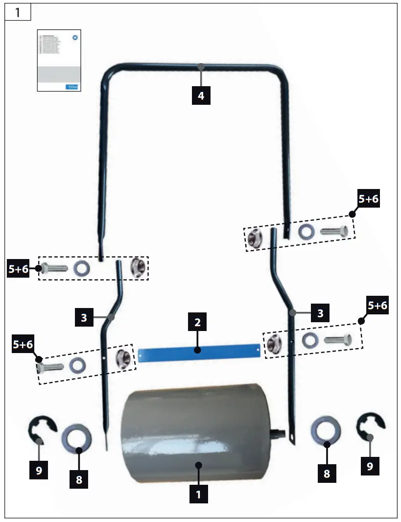 Gude GRW 500 Garden Lawn Roller - fig1