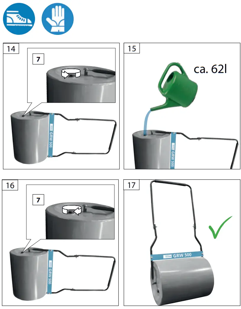 Gude GRW 500 Garden Lawn Roller - fig4
