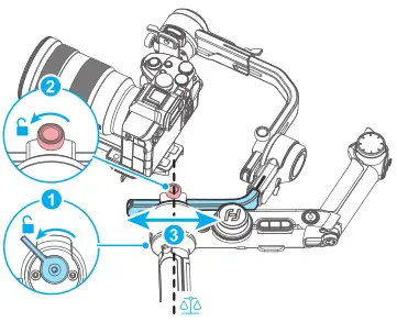 FeiyuTech F4RC1 Gimbal Camera - Balancing the pan axis