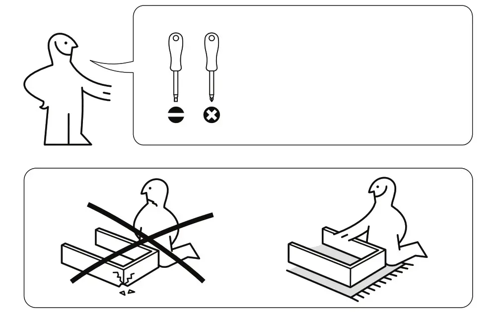 IKEA KOPPANG Drawers tools