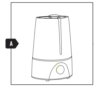LANAFORM LA120119 Vapolux Cool Mist Air Humidifier 4