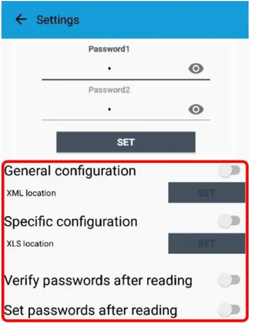 Multi devices configuration