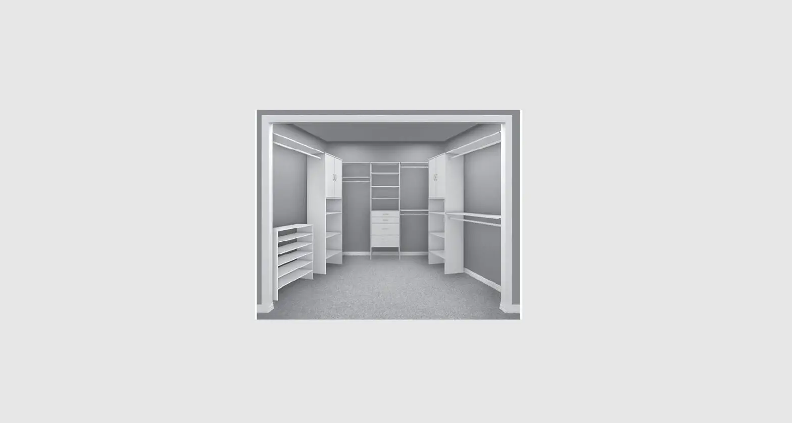 Closetmaid 7032 White Wood Closet System Installation Guide
