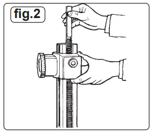 SEALEY GDM200F-VS Variable Speed Floor Standing Pillar Drill - fig 4