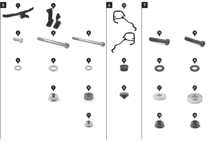 SW-MOTECH ADV.01.950.76001 Set Protection fig 1