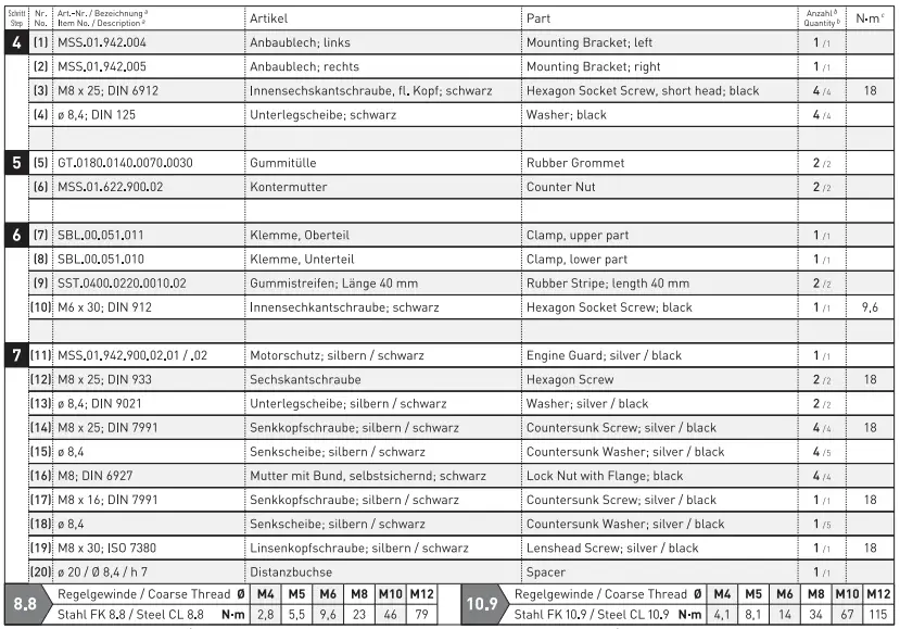 SW-MOTECH ADV.01.950.76001 Set Protection fig 13