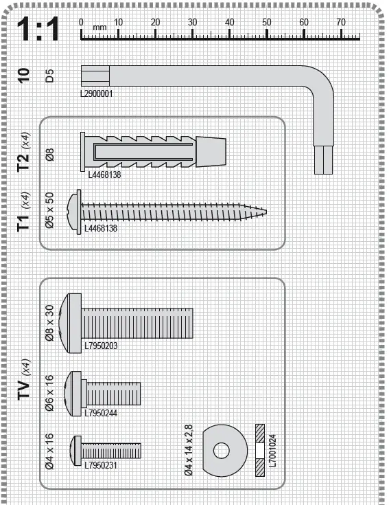 Continental-Edison-CE200NORI12V2-Universal-Tilting-Slime-TV-Wall-Mount-FIG-3