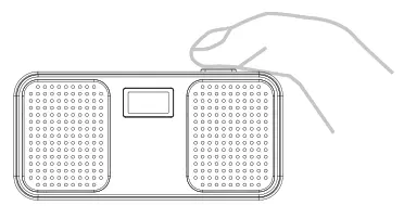ChoiceMMed MD100C Card ECG Monitor - Power on