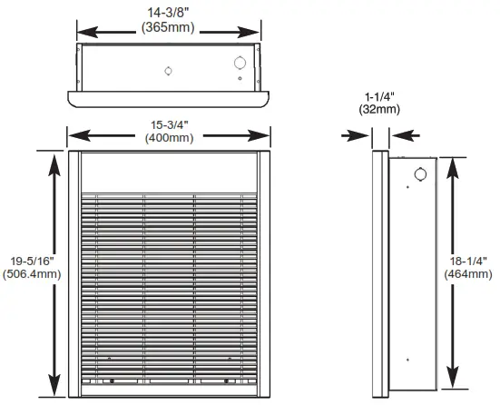 MARLEY WH Series Architectural Heavy Duty Wall Heaters