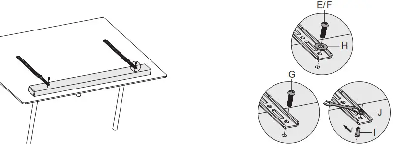 VIVO MOUNT-SPSB2 Universal Soundbar TV Mount -1B-2