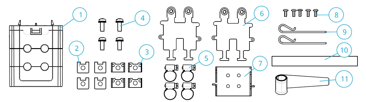 COMMSCOPE BUDI-S-SEAL 4X10-1 Can Seal Up to 4 Cables fig (1)