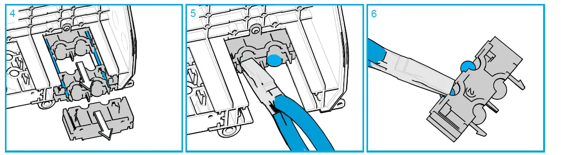 COMMSCOPE BUDI-S-SEAL 4X10-1 Can Seal Up to 4 Cables fig (3)