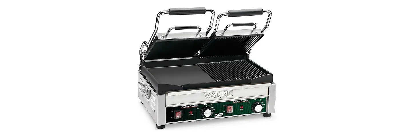 Waring Commercial Wpg300t Double Italian Panini Grill Instruction Manual