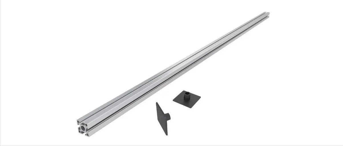 Kimex 031-1030 150cm Aluminium Rail Installation Guide