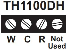 Honeywell Home PRO TH2000DH Series Ther mostats -TH1100DH