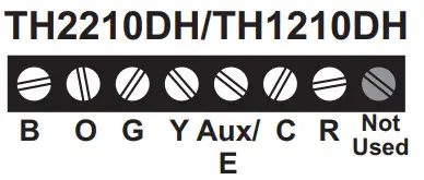 Honeywell Home PRO TH2000DH Series Thermostats -TH2210