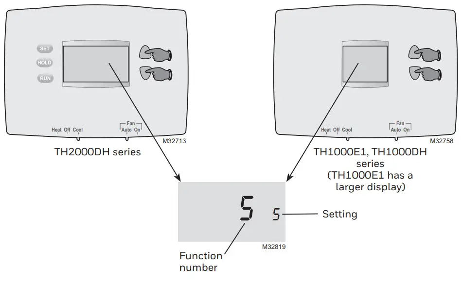Honeywell Home PRO TH2000DH Series Thermostats -Thermosta mounting