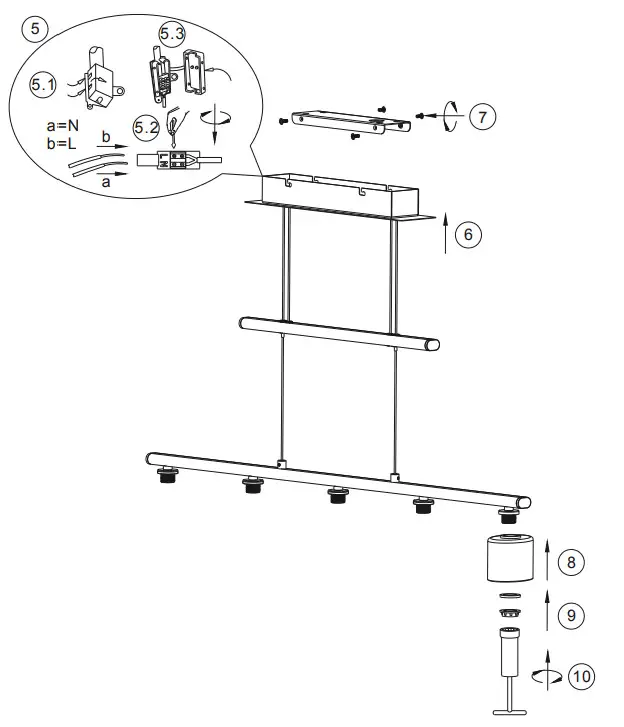 Paul Neuhaus HYDRA Pendant Light - Figure 2
