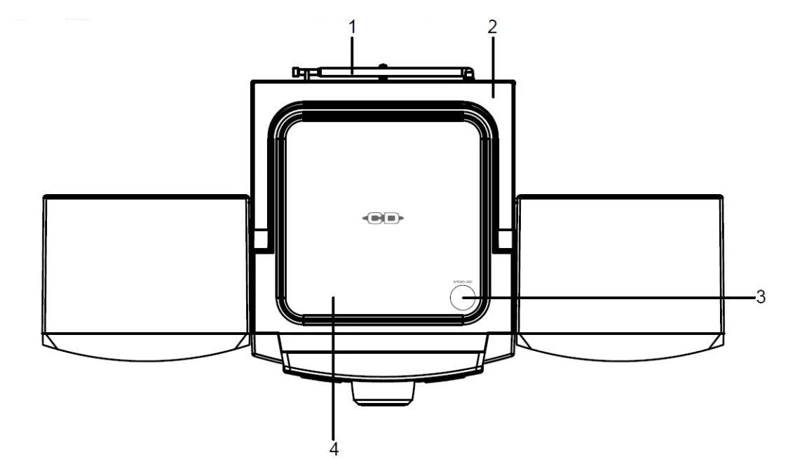 Jensen CD-785 Modern Stereo Shelf Bluetooth-7