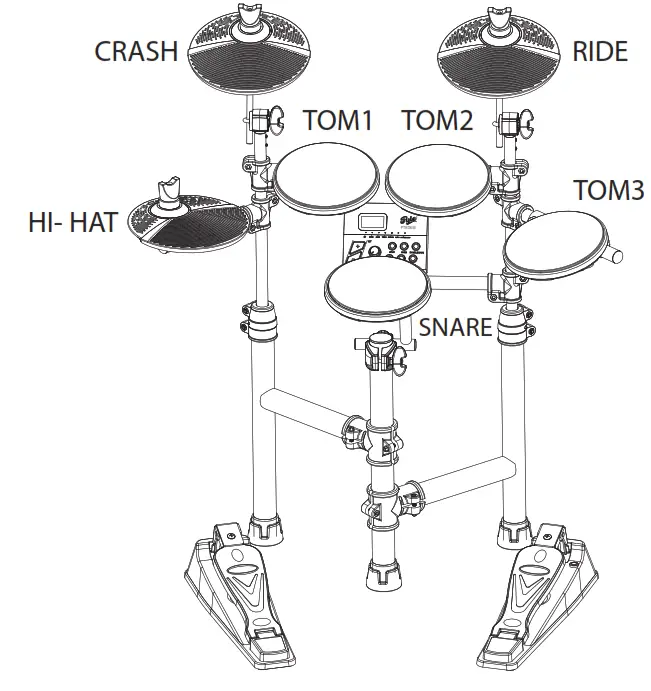 PYLE PTEDK50 Electronic Drum - Fig2