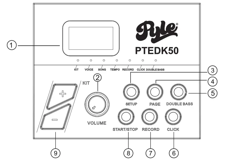 PYLE PTEDK50 Electronic Drum - Fig3