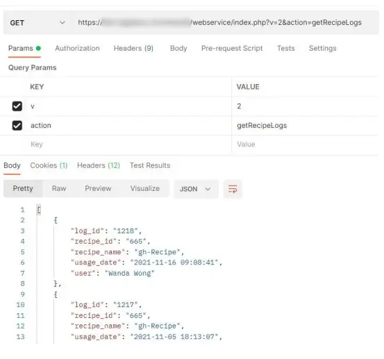 LabCollector Web Service Application Programming Interface Software - device 6