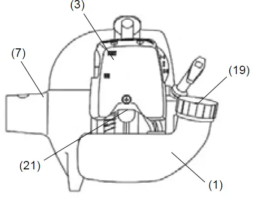 makita EM2500U Engine Brush Cutter Grass Cutter 17