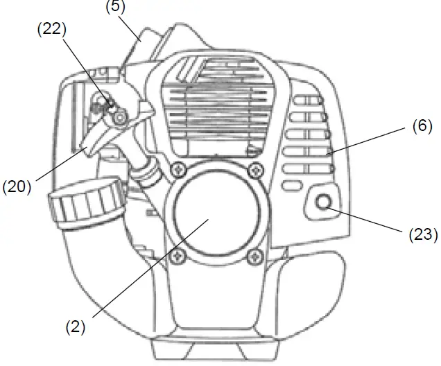 makita EM2500U Engine Brush Cutter Grass Cutter 18