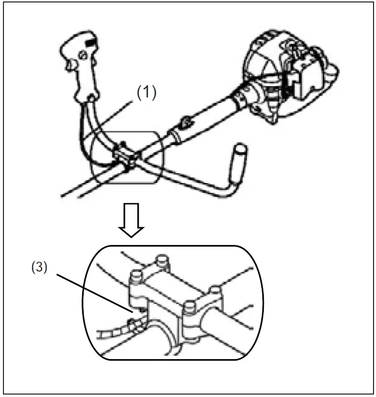 makita EM2500U Engine Brush Cutter Grass Cutter 25