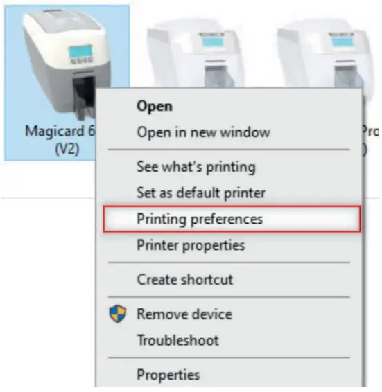 Printer ‘Status’