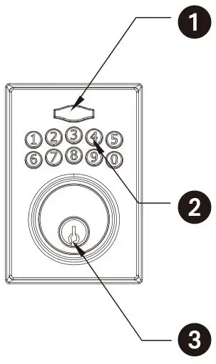 Schlage Control Smart Deadbolt - OVERVIEW OF THE LOCKSET 1