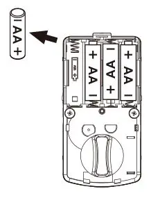 Schlage Control Smart Deadbolt - Remove one battery