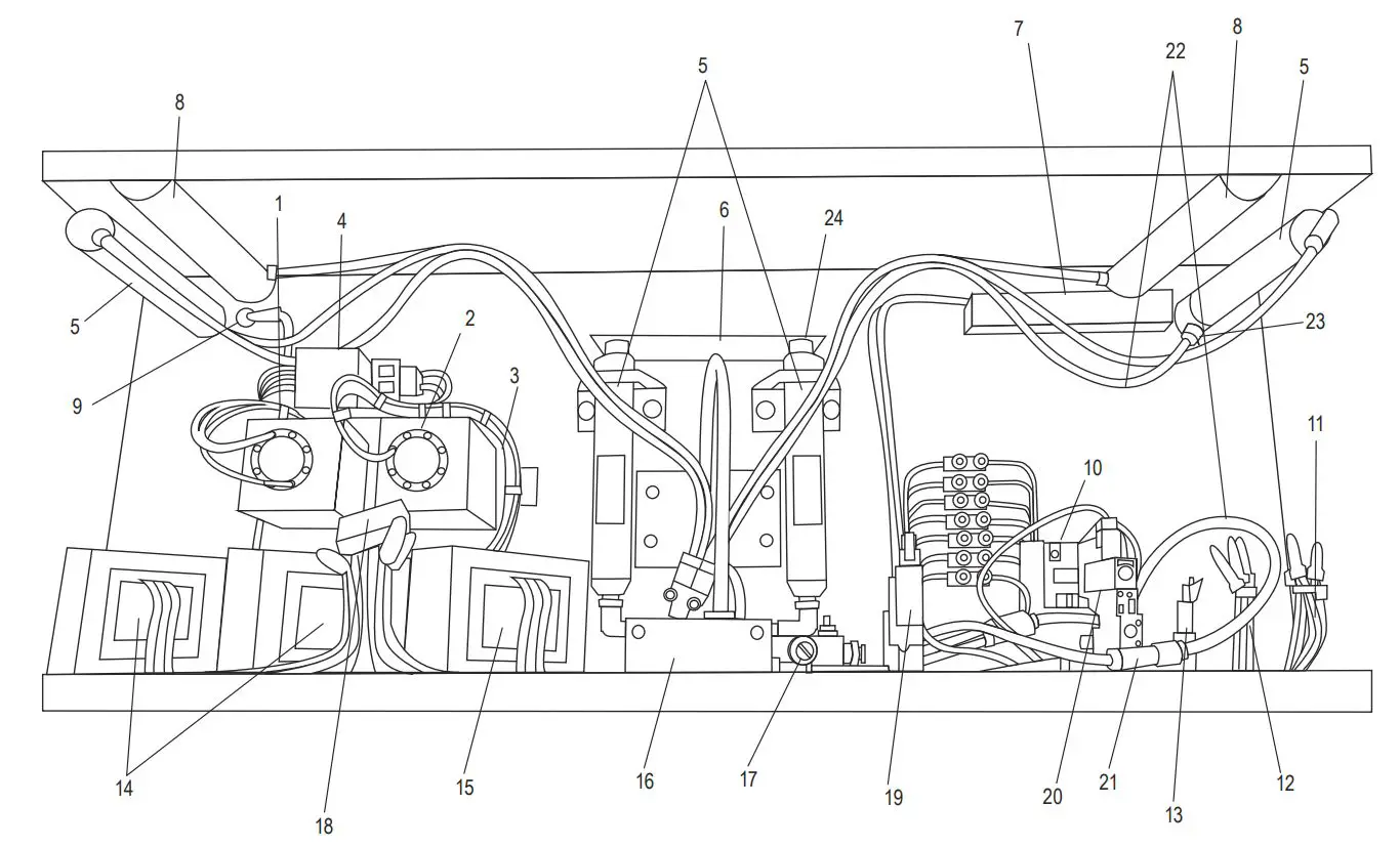 ULINE H-1075 20″ Vacuum Sealer User Manual - Internal