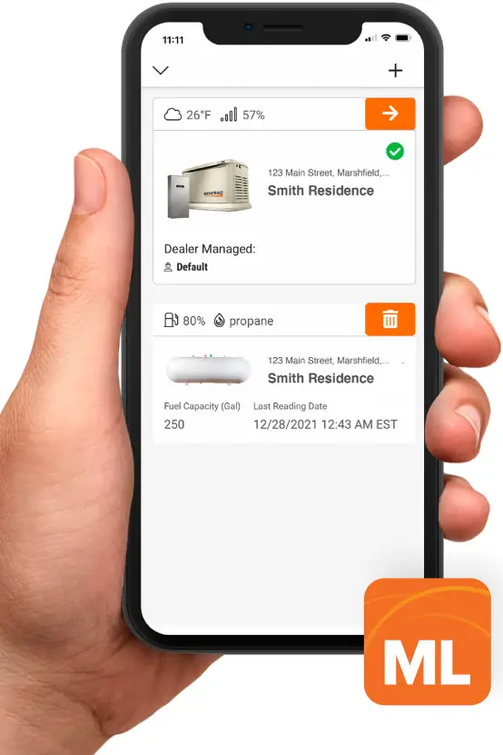 GENERAC Mobile Link App 7