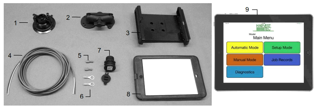 HARVEST TEC 300RB Moisture Only Kit for Round Balers - 39
