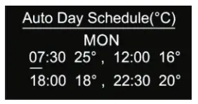 namron 4512744 Thermostat Touch Z-Wave 16A - Time Setting 3