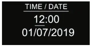 namron 4512744 Thermostat Touch Z-Wave 16A - Time Setting