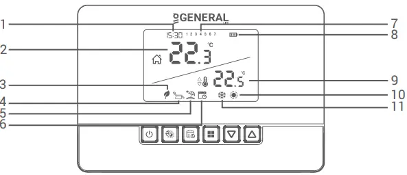 GENERAL LIFE ARUNA 302S Wired Room Thermostat-FIG3