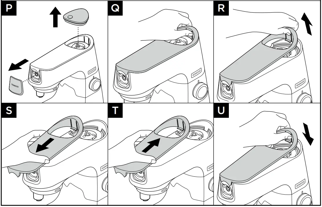 To Fit and Remove the Head Cover