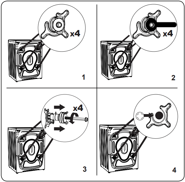 VOX WM1280T14GD Washing Machine - FIGURE 2